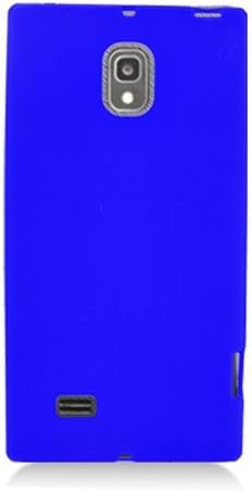 For LG Spectrum 2/VS 930 Soft Silicone SKIN Protector Cover Case Blue