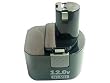 12.00V,3000mAh,Ni-MH,Hi-quality Replacement Power Tools Battery for RYOBI BID1211, CCD1201, CHD1201, CHD1202, CTH1201, CTH1202, CTH1202K2, FL1200, HP1201M, HP1201MK2, HP1201KM2, R10510, RY1201, TDS4000, TF1100, Compatible Part Numbers: 1400652, 1400652B, 1400670