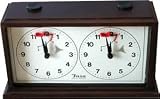 The INSA Merchanical Chess Timer Clock - Dark Wood