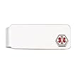 Sterling Silver Medical Caduceus Money Clip