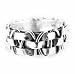 Heavy Sterling Silver Wire & Chain Mens Ring (Size 7,8,9,10,11,12)