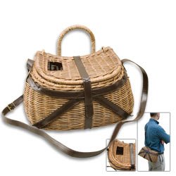 Antiqued Fly Fishing Creel