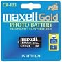 Maxell CR-123 Camera Battery
