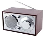 RADIO DE TABLE STYLE RETRO avec bo�tier en bois de merisier