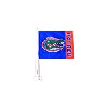 Florida Gators Royal Blue Car Flag W/Orange Vertical Stripe