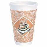 Foam Cups, 12 oz., 1000/CT (DRC12X16G)