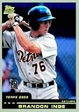 2000 Topps Traded #T4 Brandon Inge Detroit Tigers RC Rookie Baseball Cards