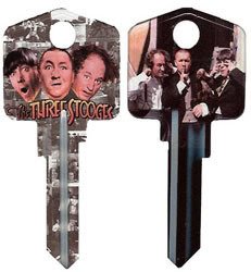 The Three Stooges Kwikset KW House Key