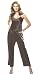100% Silk Womens Pajama Set in Dark Chocolate Kiss