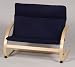 Simplistic Nordic Kiddie Couch - Blue