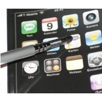 Premium PDA Phone/ MP3 Player Stylus, Eingabestift (!!! 2nd Edition !!!) mit Resetfunktion und Kugelschreiber f�r Apple iPhone/ Apple iPod Touch/ LG Viewty KU990 (bulk) - Farbe schwarz