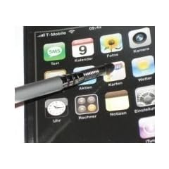 Premium PDA Phone/ MP3 Player Stylus, Eingabestift (!!! 2nd Edition !!!) mit Resetfunktion und Kugelschreiber f�r Apple iPhone/ Apple iPod Touch/ LG Viewty KU990 (bulk) - Farbe schwarz