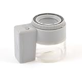 uxcell 拡大鏡 マグにファイア 8X 23cmのレンズ0.1cm スケールジュエリー修理ルーペ拡大鏡