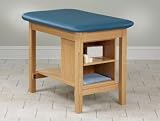 CLINTON SPORT TRAINING TABLES Taping table w/ end shelf 27 Item# 1703-27