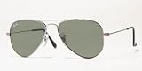 RAY BAN 3044 AVIAT SMMET W3100 GUNMETAL AVIATOR SUNGLASSES