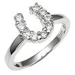 Horse Shoe Lucky Charm Ring
