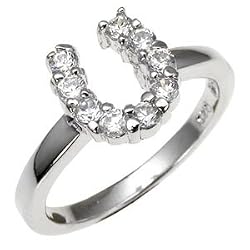 Horse Shoe Lucky Charm Ring