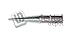 KEYSTONE - Tapered Spindle - Left Hand - 0.37inch shaft - standard tapered - made of steel - designed to be used with buffing Wheels - brushed - and centered Wheels - 034-1790060 Us Dental Depot