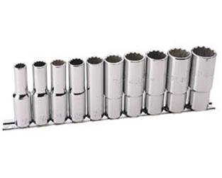 Draper, Set Of Mm Deep Sockets 1/2dr