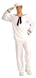 Adult White Sailor Costume - Adult Std.