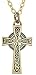 Celtic Cross 1 1/2 Antique Bronze Necklace M-42