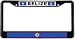 Belize Belizean Flag Black License Plate Frame Metal Holder