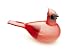 Iittala Birds of Toikka Mouthblown Glass Bird, Red Cardinal