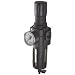 Dixon B74G-4MG Norgren Series Manual Drain Filter/Regulator with Transparent Bowl and Guard, 1/2" Basic, 212 SCFM, 1/2" Port Size, 5-125 PSI