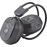 Power Acoustik HP-900S Swivel Ear Pad 2-Channel RF 900 Mhz Wireless Headphones