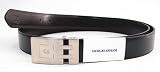 Giorgio Armani - Giorgio Armani Men's Adjustable Leather Black/Brown Reversible Belt