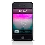 GTMax Black Soft Rubber Silicone Skin Cover Case for Apple iPhone 4 4G 16GB / 32GB 4th Generation