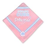 Chicago Cubs Baseball Dog Puppy Pet Pink Bandana - Small Officially Licensed MLB