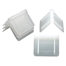 PAC Strapping CP125 Plastic Edge Protector, 1-3/4" Length, 2-1/2" Width, Black
