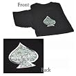 Black Camouflaged Spade T-Shirt - Casino Supplies > Full Contact Poker Merchandise