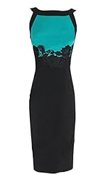 Plus Size Cotton Cocktail Knee Length Vintage Lace Bodycon Dress/Evening Dress/Tunic/Midi Dress 