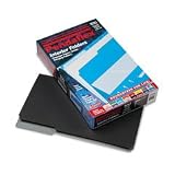 Pendaflex 435013BLA Pendaflex Interior File Folders, 1/3 Cut, Top Tab, Legal, Black, 100/Box