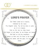 Lord's Prayer Religious Twist Bangle Bracelet