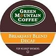 Cheap Green Mountain Coffee Breakfast Blend Decaf, K-cups for Keurig Brewers, 18-count