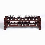 Pine 18 Bottle Stackable Wine Rack Kit (Mahogany