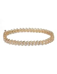 3 Carat Diamond 14K Yellow Gold Bracelet