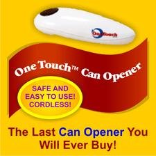 Childrens Toyshop  Kitchen & Housewares : One-Touch Automatic Can Opener - White (29101)
