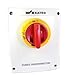 "Altech Corp. KKVM332CC Y/R SWITCH, MOTOR DISCONNECT, ENCL, FUSED, 3 POLE, 30A, 600VAC, 14-8AWG, 131X144X190MM, Y/R"