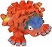 Vo-Toys Latex Stuffed Gigantic Orange Fullback Dog Toy