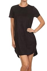 High-Low-Hem Short Sleeves  Dress