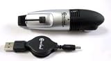 Connectland USB Mini Vacuum Cleaner with Retractable Cable