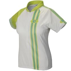 Pearl Izumi 2008 Women's Pearl Originals Cap Sleeve Cycling Jersey - Stripe Lime Green - 0841-2IX