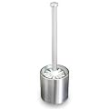 Relaxdays Toilettenb�rstenhalter - WC-Garnitur aus Edelstahl