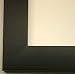 Satin Black Picture Frame - New - Solid Wood, 10x10