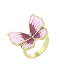 Butterfly 3-Stone Ring