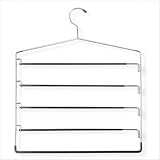 Honey-Can-Do HNGT01202  Five-Tier Swinging Arm Pant Rack Black, 2-Pack